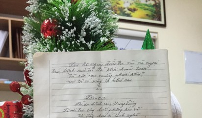 "Lời ca" - bài thơ bệnh nhân gửi tặng bệnh viện.