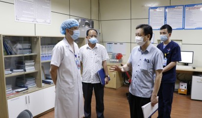 Sở Y tế Phú Thọ kiểm tra công tác phòng chống dịch Covid - 19 tại Bệnh viện đa khoa Hùng Vương