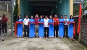 Khánh thành và bàn giao nhà làm việc, tặng xe cứu thương cho điểm chốt cứu hộ CTĐ xã Tiêu Sơn