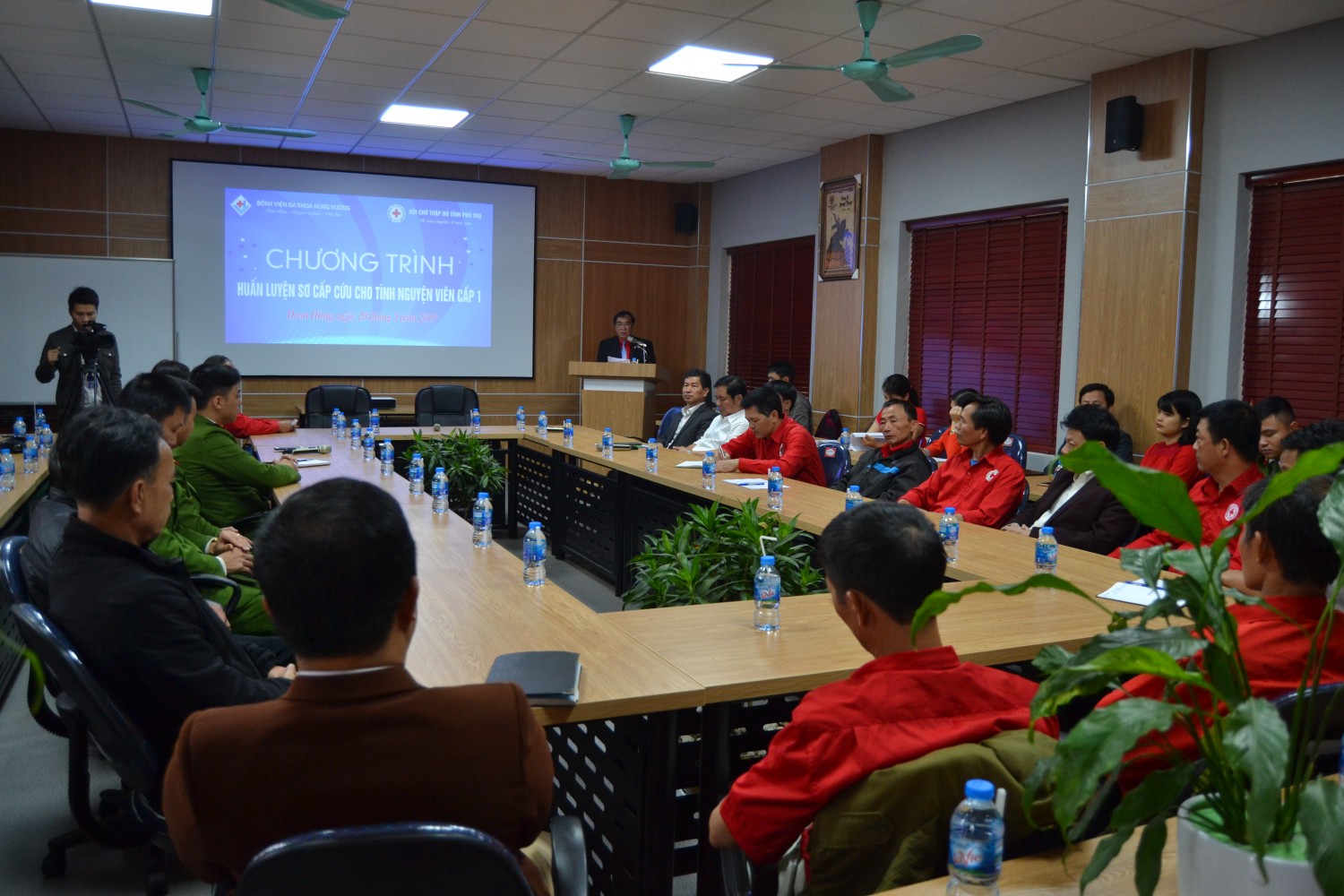 Khai giảng khóa tập huấn kiến thức, kỹ năng sơ cấp cứu cho tình nguyện viên cấp I trên địa bàn huyện Đoan Hùng.